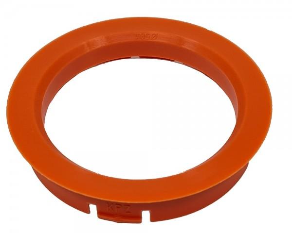 1 Stück Zentrierring - Außendurchmesser: 70,0 mm - Innendurchmesser: 58,1 mm - Farbe: Orange