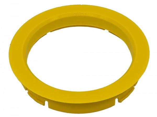 1 Stück Zentrierring - Außendurchmesser: 70,0 mm - Innendurchmesser: 60,1 mm - Farbe: Hellgelb
