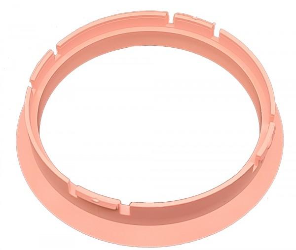 1 Stück Zentrierring - Außendurchmesser: 70,0 mm - Innendurchmesser: 64,1 mm - Farbe: Rosa