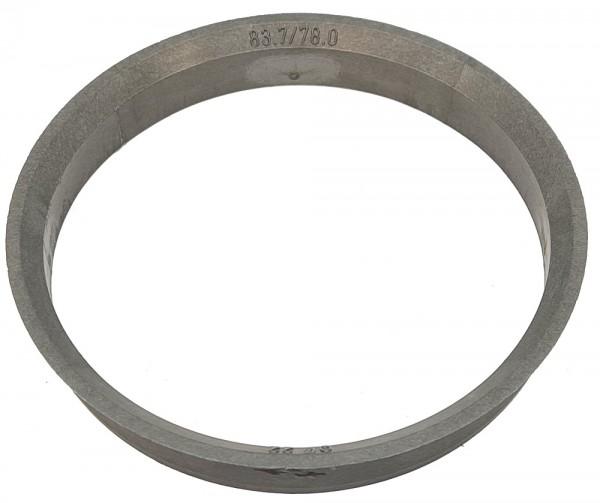 1 Stück Zentrierring - Außendurchmesser: 83,1 mm - Innendurchmesser: 78,0 mm - Farbe: Silber