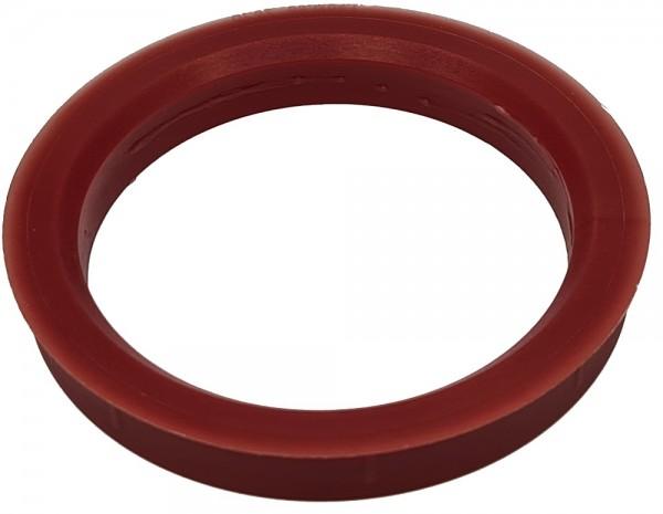 1 Stück Zentrierring - Außendurchmesser: 89,1 mm - Innendurchmesser: 71,1 mm - Farbe: Dunkelrot