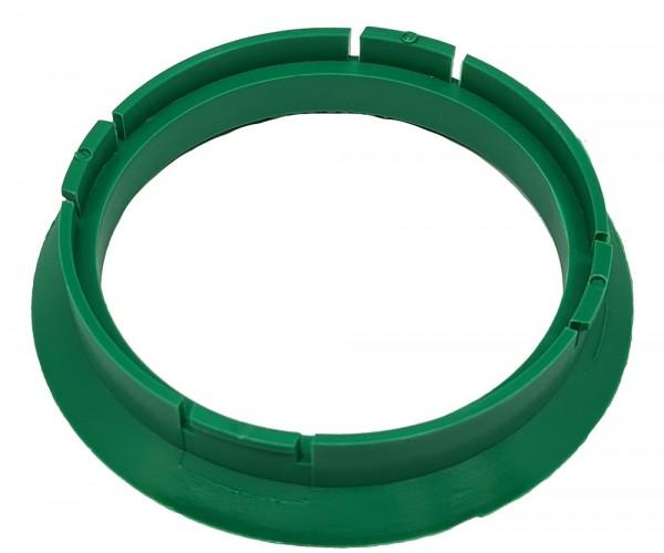 1 Stück Zentrierring - Außendurchmesser: 64,0 mm - Innendurchmesser: 56,1 mm - Farbe: Grün