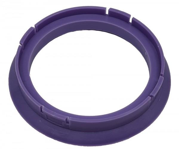 1 Stück Zentrierring - Außendurchmesser: 72,5 mm - Innendurchmesser: 60,1 mm - Farbe: Lila