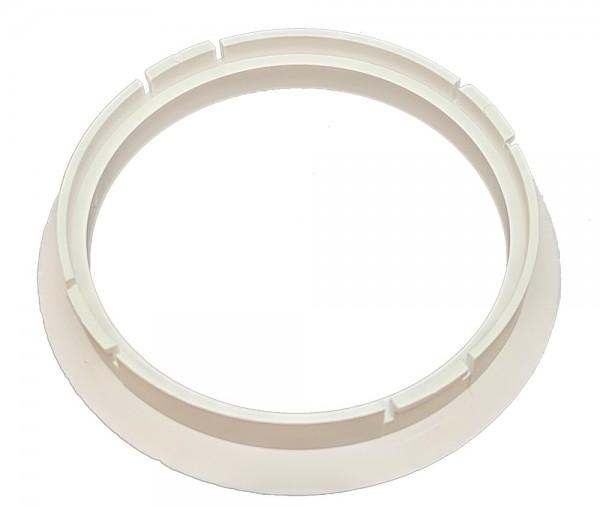 1 Stück Zentrierring - Außendurchmesser: 72,5 mm - Innendurchmesser: 65,1 mm - Farbe: Weiß