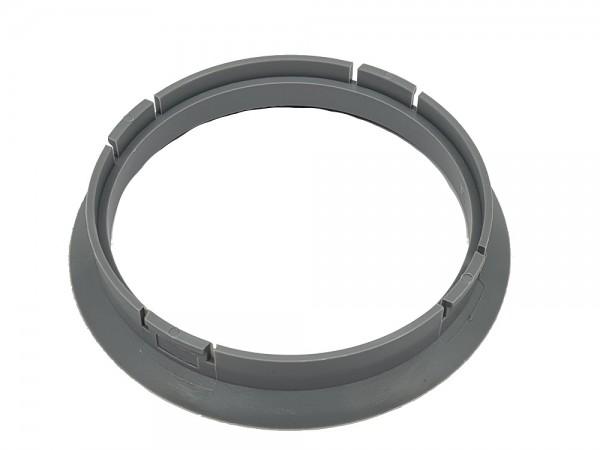 1 Stück Zentrierring - Außendurchmesser: 72,5 mm - Innendurchmesser: 66,1 mm - Farbe: Grau