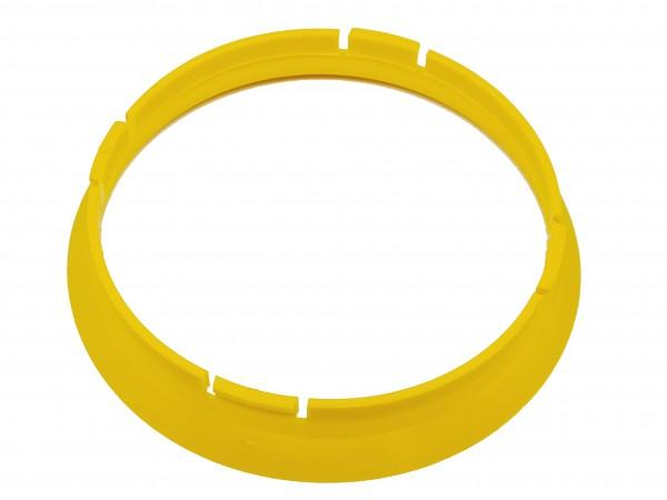 1 Stück Zentrierring - Außendurchmesser: 72,5 mm - Innendurchmesser: 71,6 mm - Farbe: Gelb