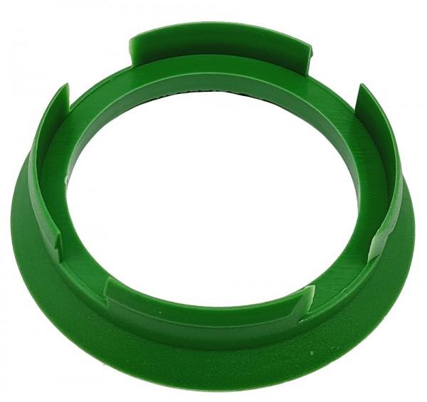 1 Stück Zentrierring - Außendurchmesser: 63,4 mm - Innendurchmesser: 52,1 mm - Farbe: Grün
