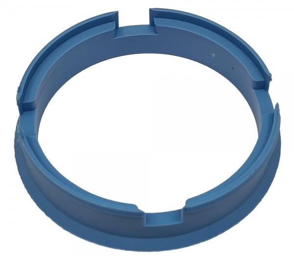1 Stück Zentrierring - Außendurchmesser: 72,6 mm - Innendurchmesser: 64,1 mm - Tesla S - Farbe: Hellblau