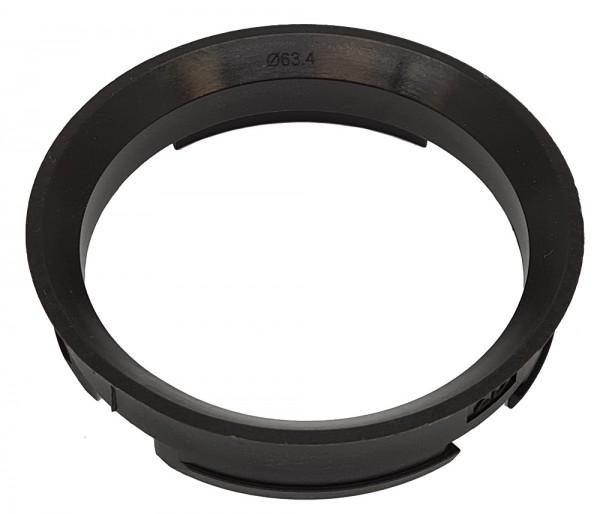 1 Stück Zentrierring - Außendurchmesser: 72,6 mm - Innendurchmesser: 63,4 mm - Farbe: Dunkelbrau