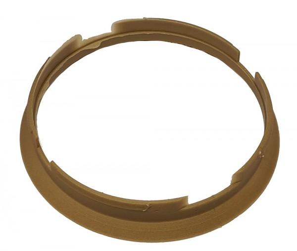 1 Stück Zentrierring - Außendurchmesser: 76,9 mm - Innendurchmesser: 74,1 mm - Farbe: Messingfarben