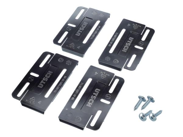 1 Set Simple-Fix Rahmenlose Kennzeichenhalter (Universal-Kennzeichenhalter)