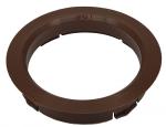 1 Stück Zentrierring - Außendurchmesser: 63,3 mm - Innendurchmesser: 54,1 mm - Farbe: Braun