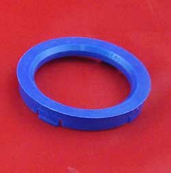 1 Stück Zentrierring - Aussendurchmesser: 63,3 mm - Innendurchmesser: 56,6 mm - Farbe:  Reflex-Blau